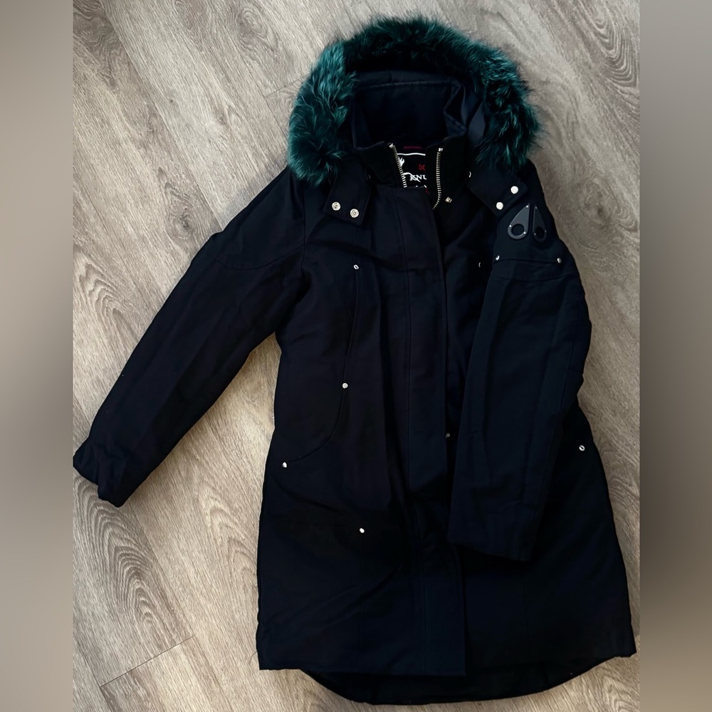 Authentic Moose Knuckles Black Parka